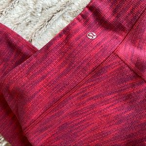 Lululemon cropped pink leggings size 4